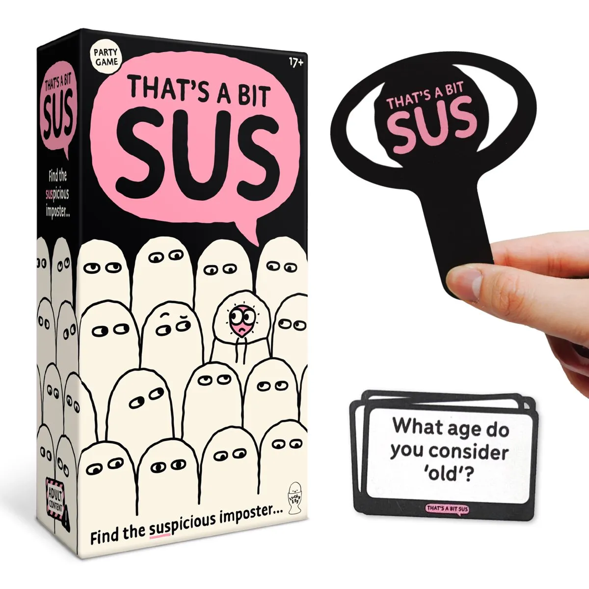 That's a Bit Sus box with the SUS magnifier and a question card